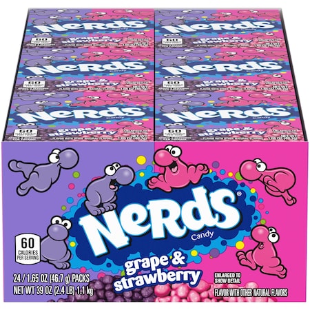 Nerds Grape & Strawberry 1.65 oz., PK288 00079200242305U
